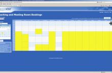 New booking system for teaching and meeting rooms